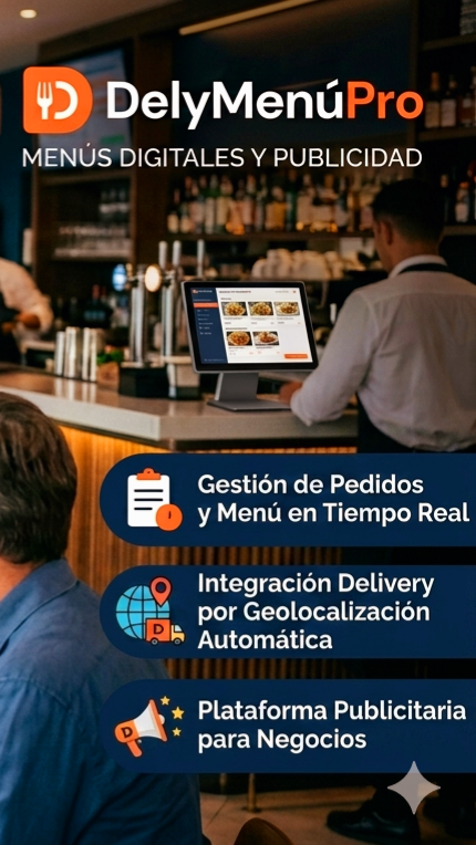 DelyMenúPro: Menús Digitales y Publicidad